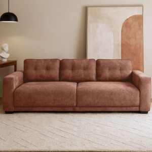 كنبة روشينا - 3 مقاعد 230 سم - بني