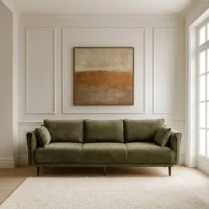 كنبة دايزي - 3 مقاعد 185 سم - اخضر