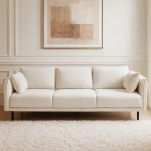 كنبة دايزي - 3 مقاعد 205 سم - اوف وايت