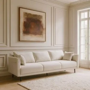 كنبة دايزي - 4 مقاعد 225 سم - اوف وايت