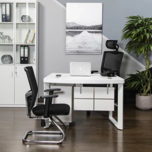 طاولة مكتب سولاك - ابيض