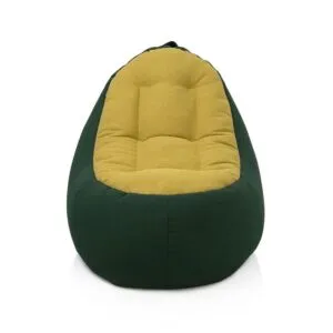 كرسي استرخاء بين باج كالينا ليفا - اصفر واخضر