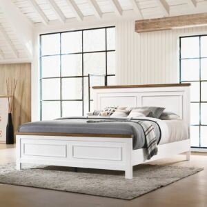 سرير ويستكوني حجم ملكي 193X203 سم - ابيض