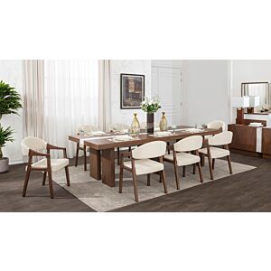 طقم طاولة طعام 8 مقاعد تيفولي