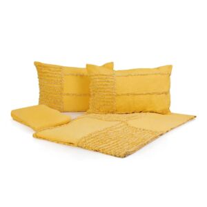 طقم مفرش سرير سيلفادو 4 قطع حجم ملكي - 193×203 سم