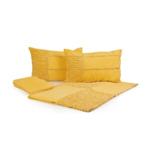 طقم مفرش سرير سيلفادو 4 قطع حجم كينغ - 180×200 سم