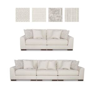 طقم كنب 3 قطع لون بيج لينديبورو