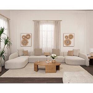 طقم كنبة زاوية 4 قطع بالوريكس