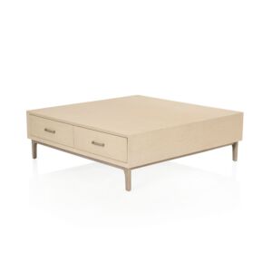 طاولة قهوة بلاكين - بيج