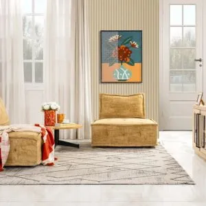 كرسي لون أصفر ريندا