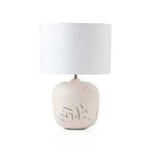 أبجورة طاولة جيجانتو - ابيض