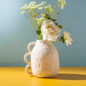 مزهرية حجم صغير ايلينا - بيج فاتح