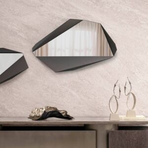 مرآة حائط فلامنجو - رمادي