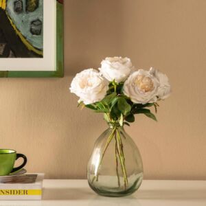 فازة حجم صغير شيبروك اخضر فاتح