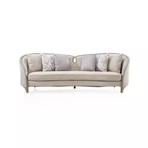 كنبة 4 مقاعد تاكارا - بيج ورمادي