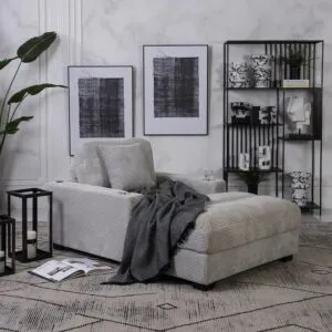 كنبة استرخاء فينتورو - رمادي فاتح