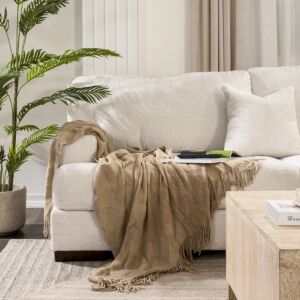 شال كنب 130X240سم الندرا - بيج