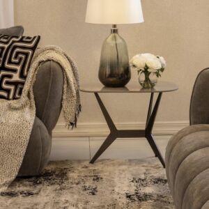 طاولة جانبية رادون - رمادي