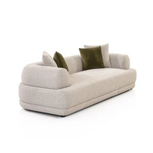 كنبة راسون - 3 مقاعد - رمادي فاتح