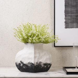 فازة صغيرة هافزي - ابيض واسود