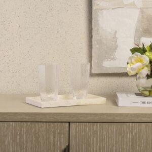 صينية تقديم هالفا - ابيض