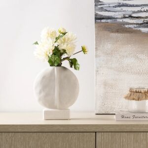 فازة حجم صغير بريلا - ابيض