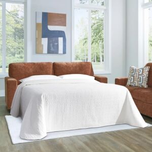 كنبة سرير - 3 مقاعد أفيمور - برتقالي