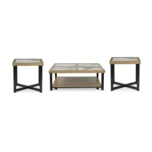 طقم طاولات قهوة 3 قطع مونتيا