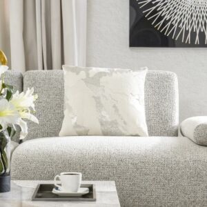 وسادة ديكور مربعة بيجار - كريمي