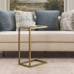 طاولة جانبية حلزونية سوما - برونزي