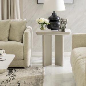 طاولة جانبية إيلويس - رمادي فاتح