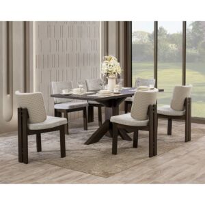 طقم طاولة طعام 6 كراسي سانتي