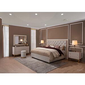 طقم غرفة نوم وحدة ادراج افرست حجم ملكى 193X203 سم