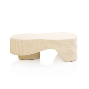 طاولة قهوة زينفورو - كريمي وبيج