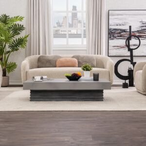 طاولة قهوة أوريلون - رمادي واسود