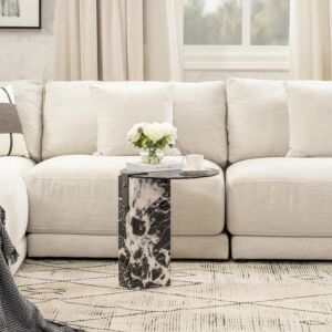 طاولة جانبية اورسو - رمادي واسود