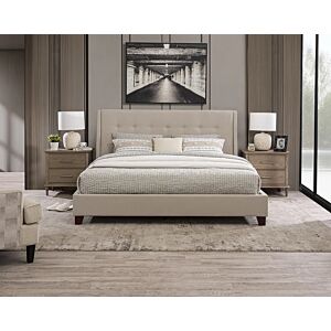 سرير كوتور كينغ 193X203 سم - بيج