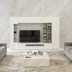 طاولة تلفزيون اميرتا مع وحدة تخزين ارفف