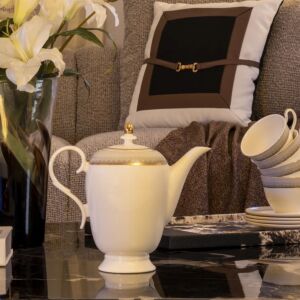 ابريق شاي ماتيو - أبيض