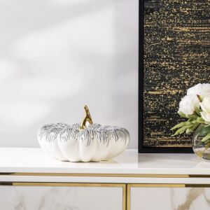 تحفة ديكور مجسم فني كايجا - ابيض