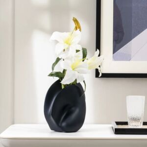 فازة حجم كبير مينارا - كحلي