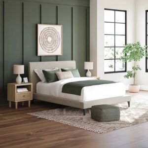 سرير سيلدين كينغ 150X200 سم - رمادي