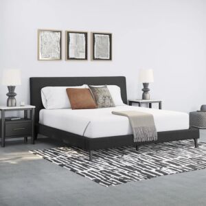 سرير كادموري كينغ 193X203 سم - أسود