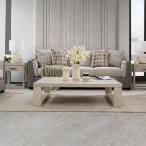 طقم طاولة قهوة 3 قطع ميسترال - رصاصي