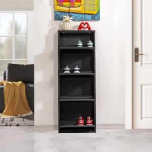 خزانة أحذية ماوني - اسود