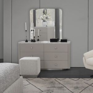 طاولة تزيين مع مرآة كاتيو