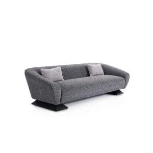 كنبة سيفا - 3 مقاعد - رمادي