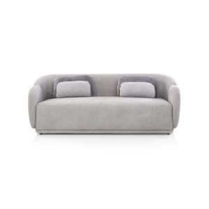كنبة تافريون - 3 مقاعد - رمادي