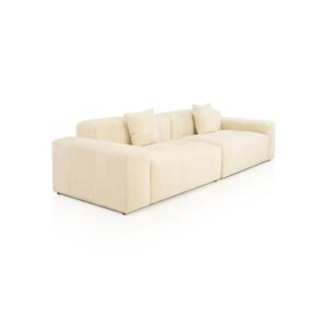 كنبة ليانو - 3 مقاعد - كريمي