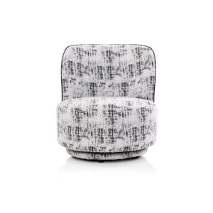 كرسي دوار مورالين - رمادي ومتعدد الالوان